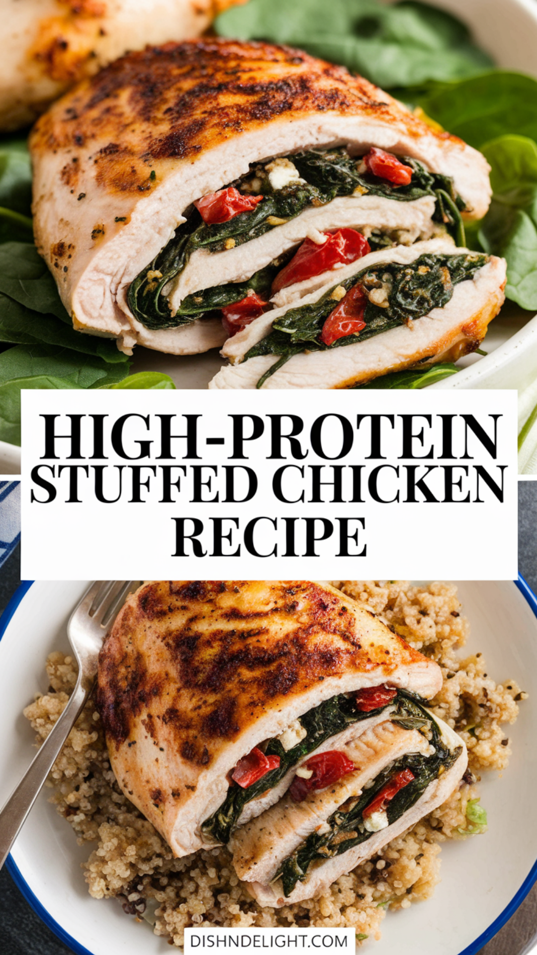 High-Protein Stuffed Chicken Recipe High-Protein Stuffed Chicken Recipe