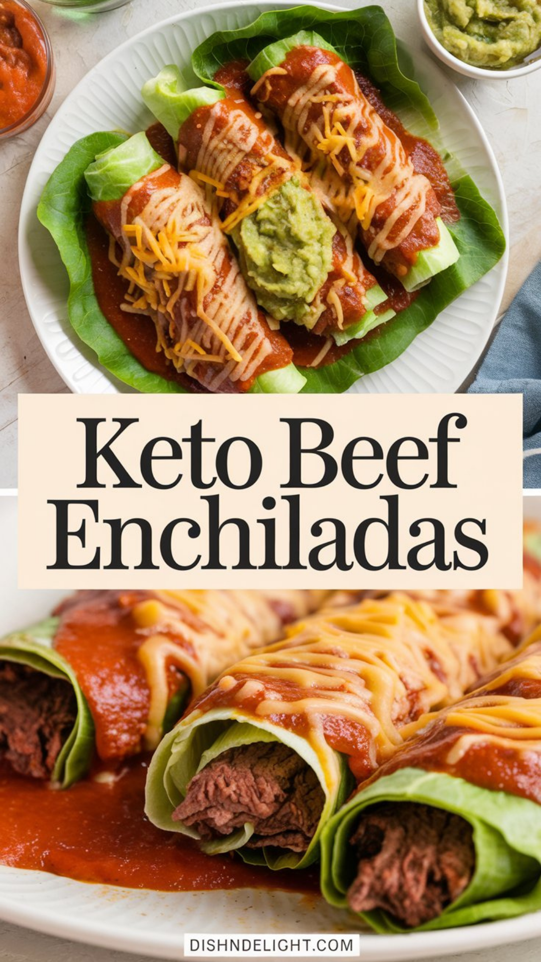 Keto Beef Enchiladas