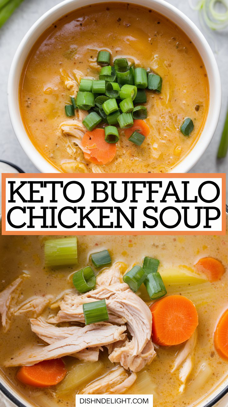 Keto Buffalo Chicken Soup