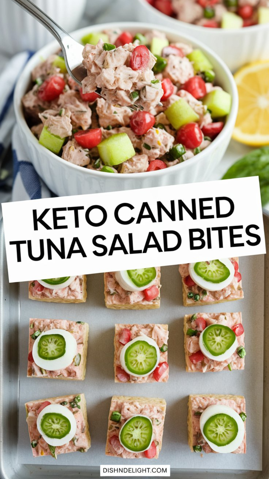 Keto Canned Tuna Salad Bites