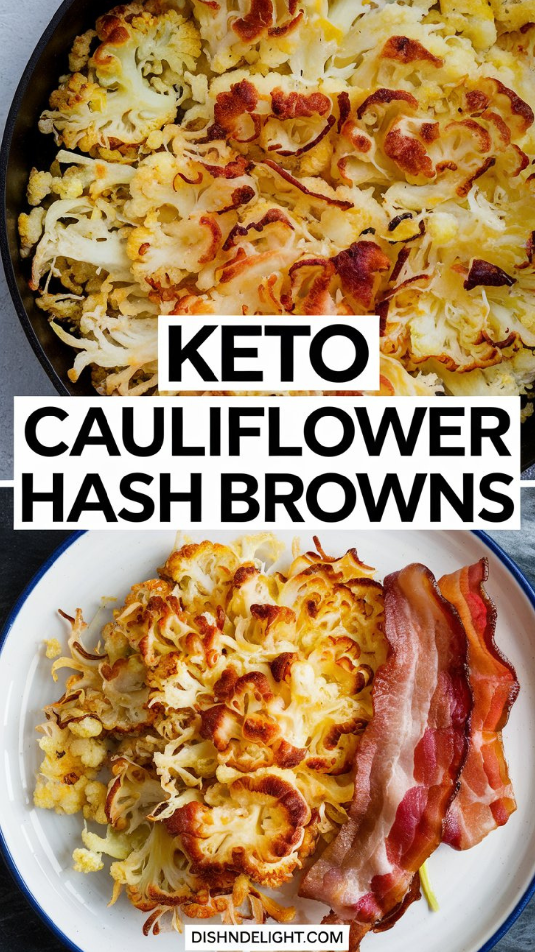 Keto Cauliflower Hash Browns