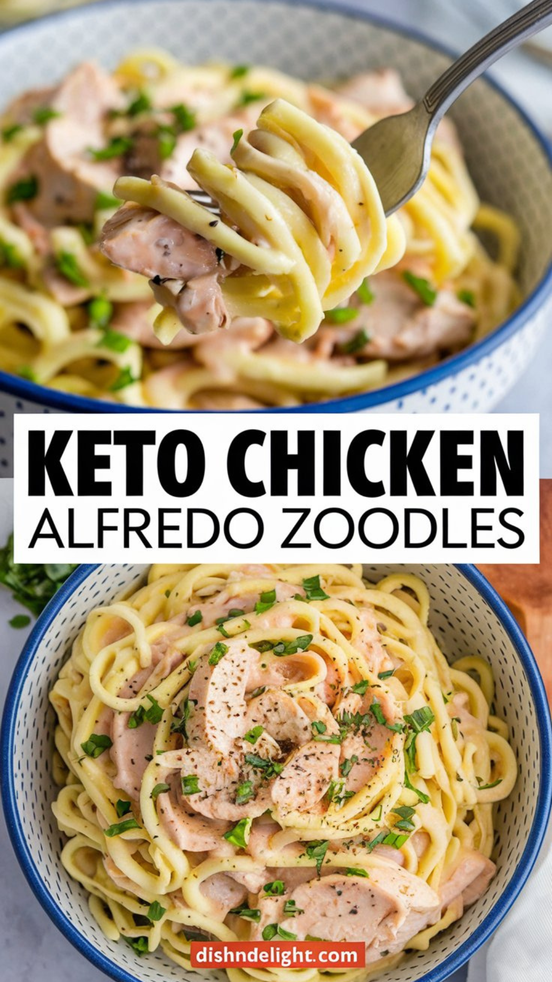 Keto Chicken Alfredo Zoodles Keto Chicken Alfredo Zoodles