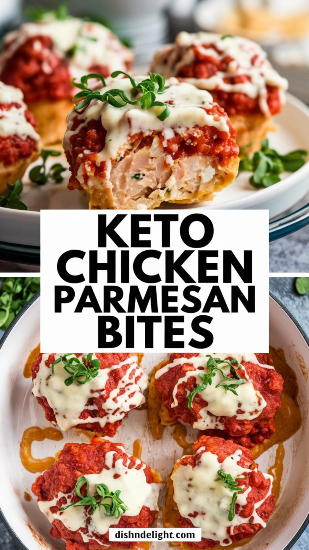 Keto Chicken Parmesan Bites