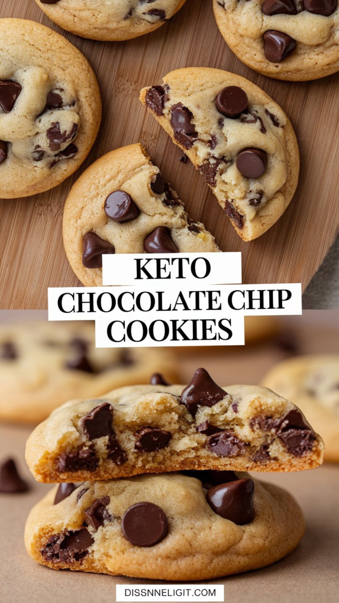 Keto Chocolate Chip Cookies Keto Chocolate Chip Cookies