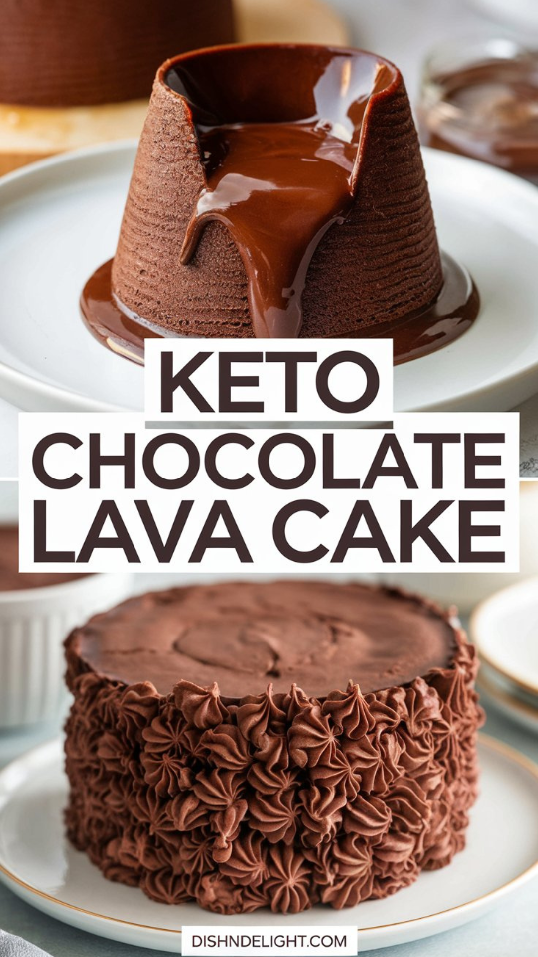 Keto Chocolate Lava Cake