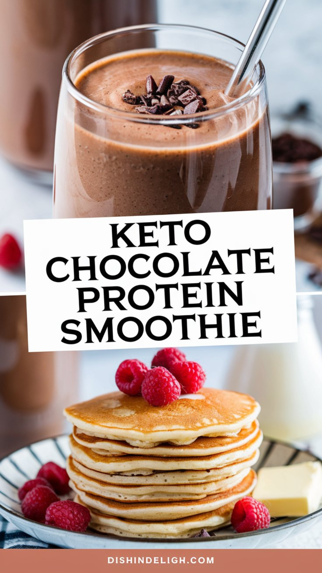Keto Chocolate Protein Smoothie