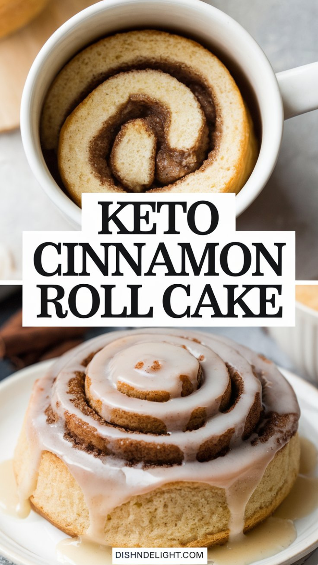 Keto Cinnamon Roll Mug Cake