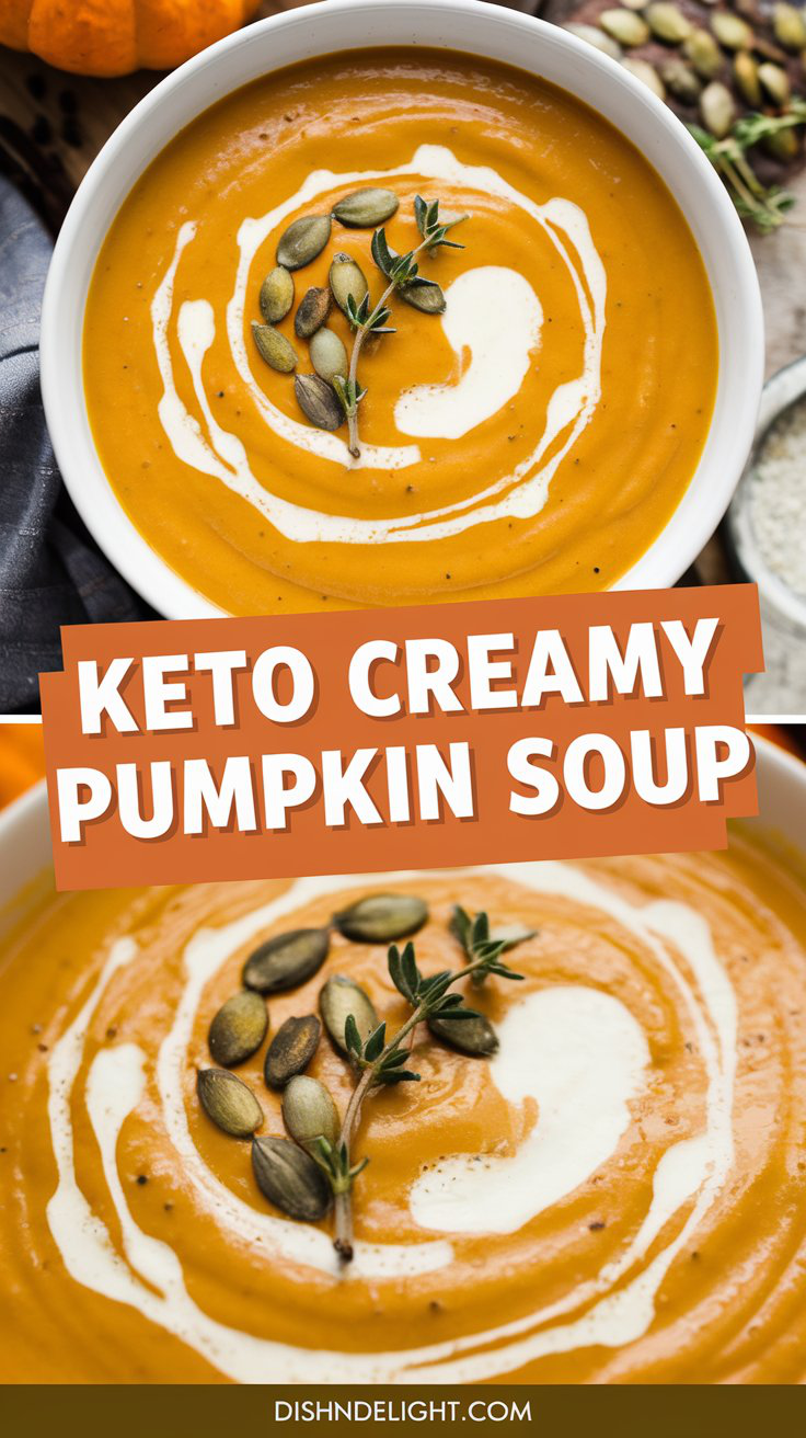Keto Creamy Pumpkin Soup