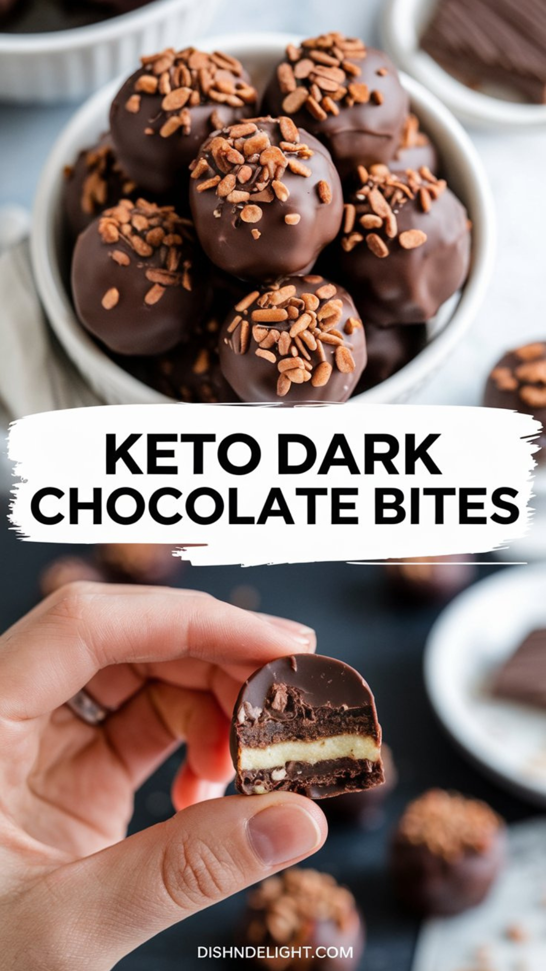 Keto Dark Chocolate Bites Keto Dark Chocolate Bites