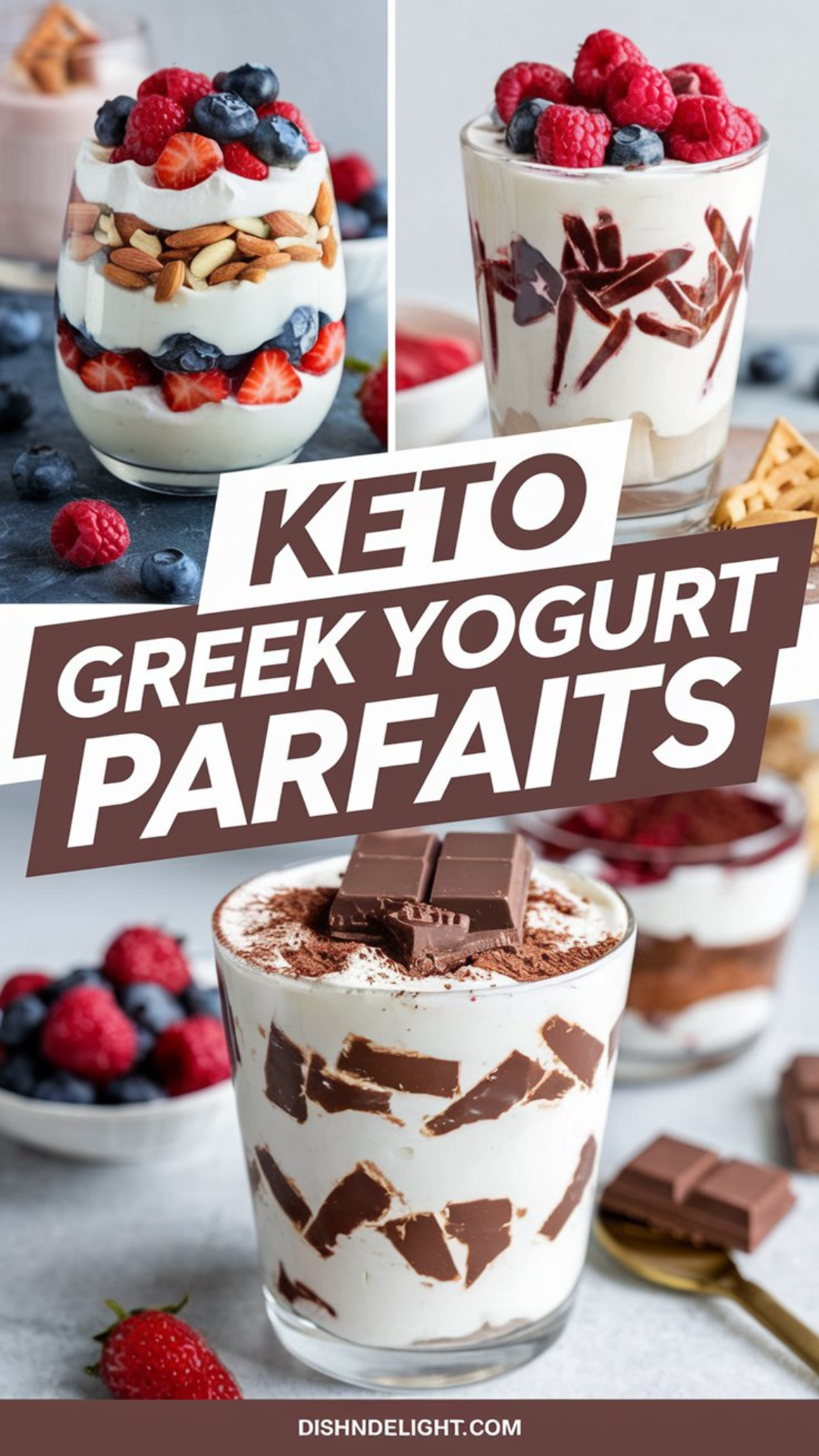 Keto Greek Yogurt Parfaits