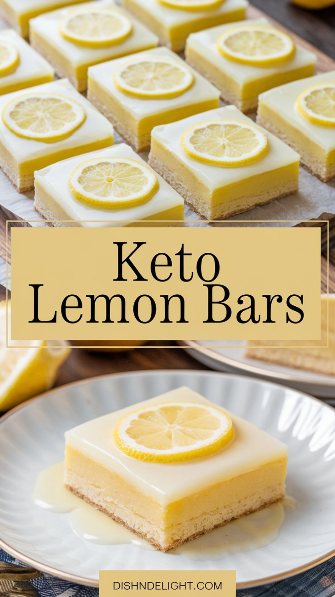 Keto Lemon Bars Keto Lemon Bars
