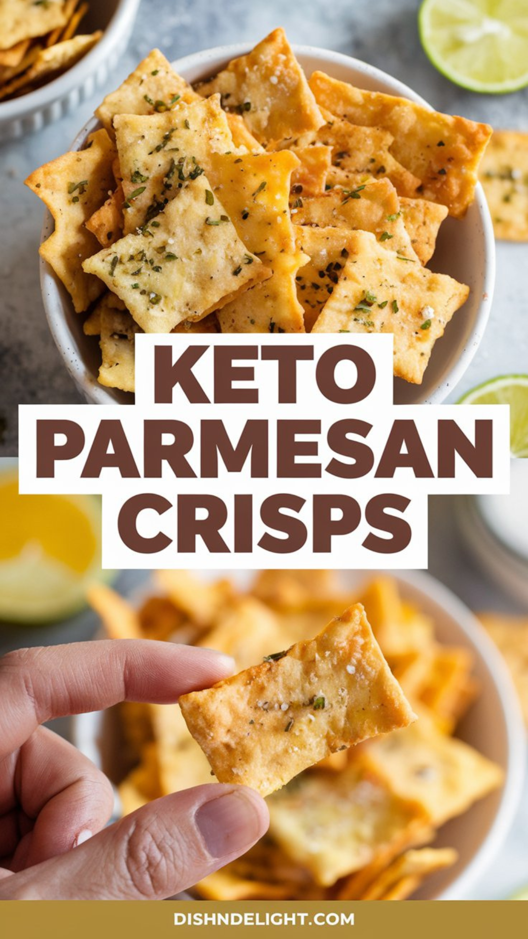 Keto Parmesan Crisps