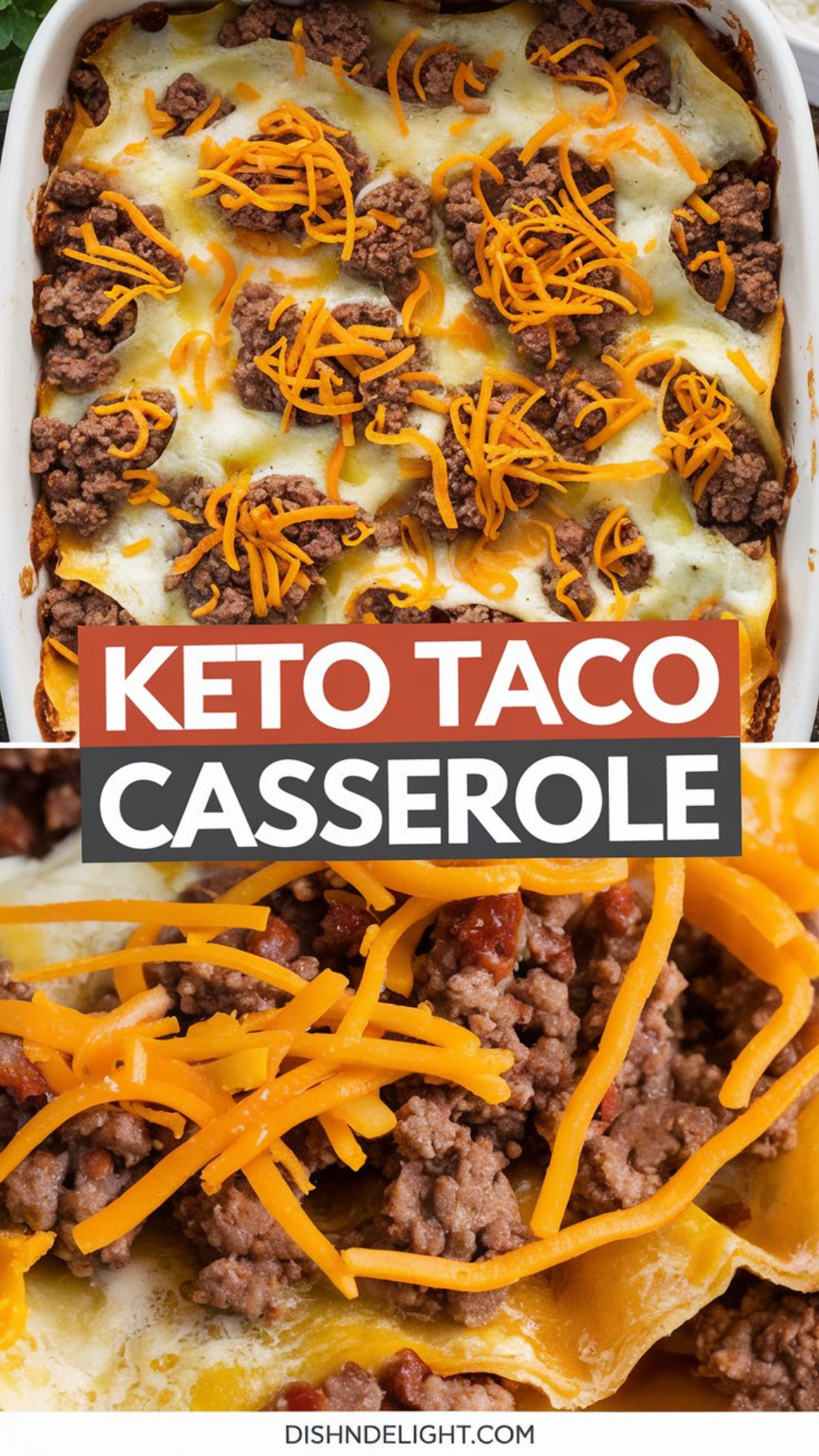 Keto Taco Casserole Keto Taco Casserole