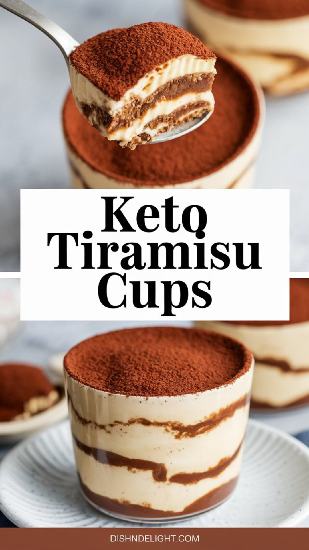 Keto Tiramisu Cups