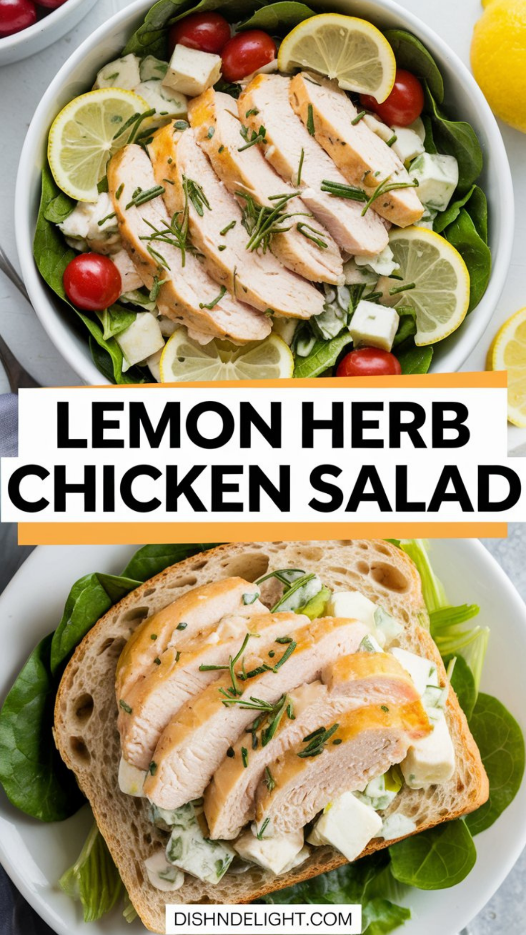 Lemon Herb Chicken Salad Recipe