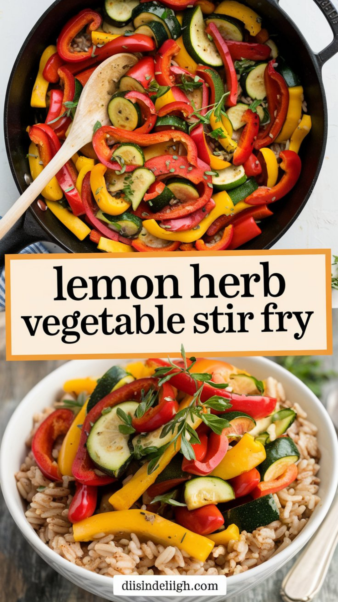 Lemon Herb Vegetable Stir Fry Recipe