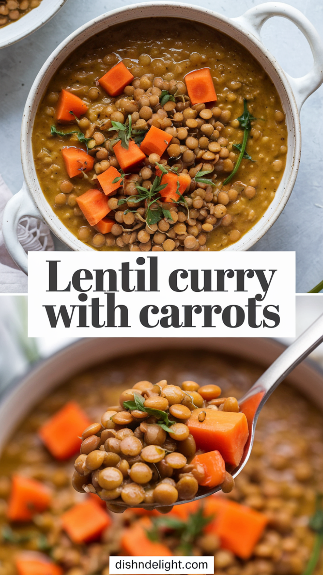 Lentil Curry with Carrots Recipe