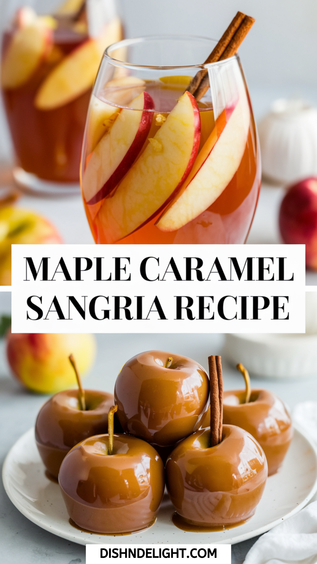 Maple Caramel Apple Sangria Recipe
