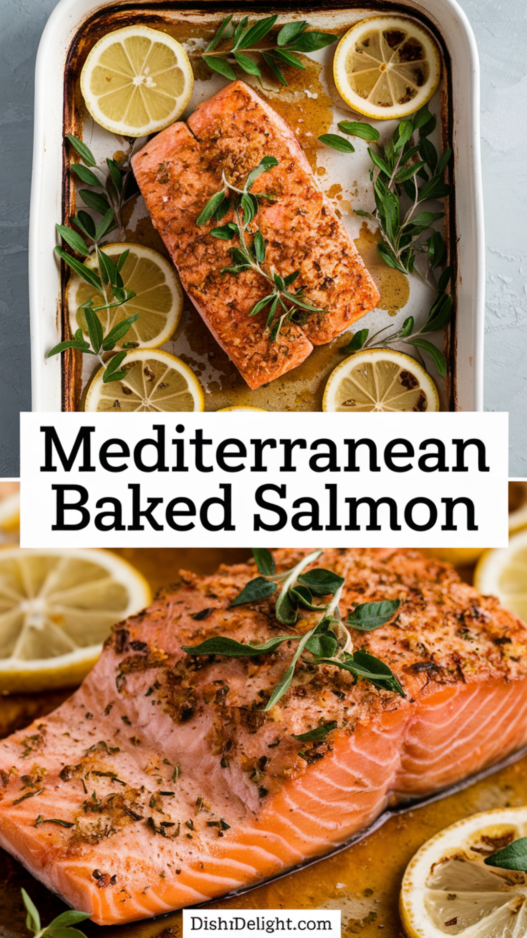 Mediterranean Baked Salmon Mediterranean Baked Salmon