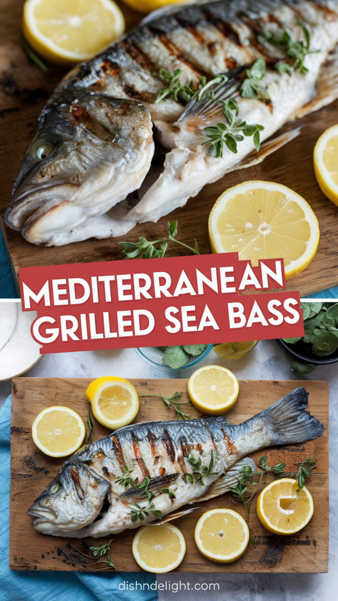 Mediterranean Grilled Sea Bass Recipe