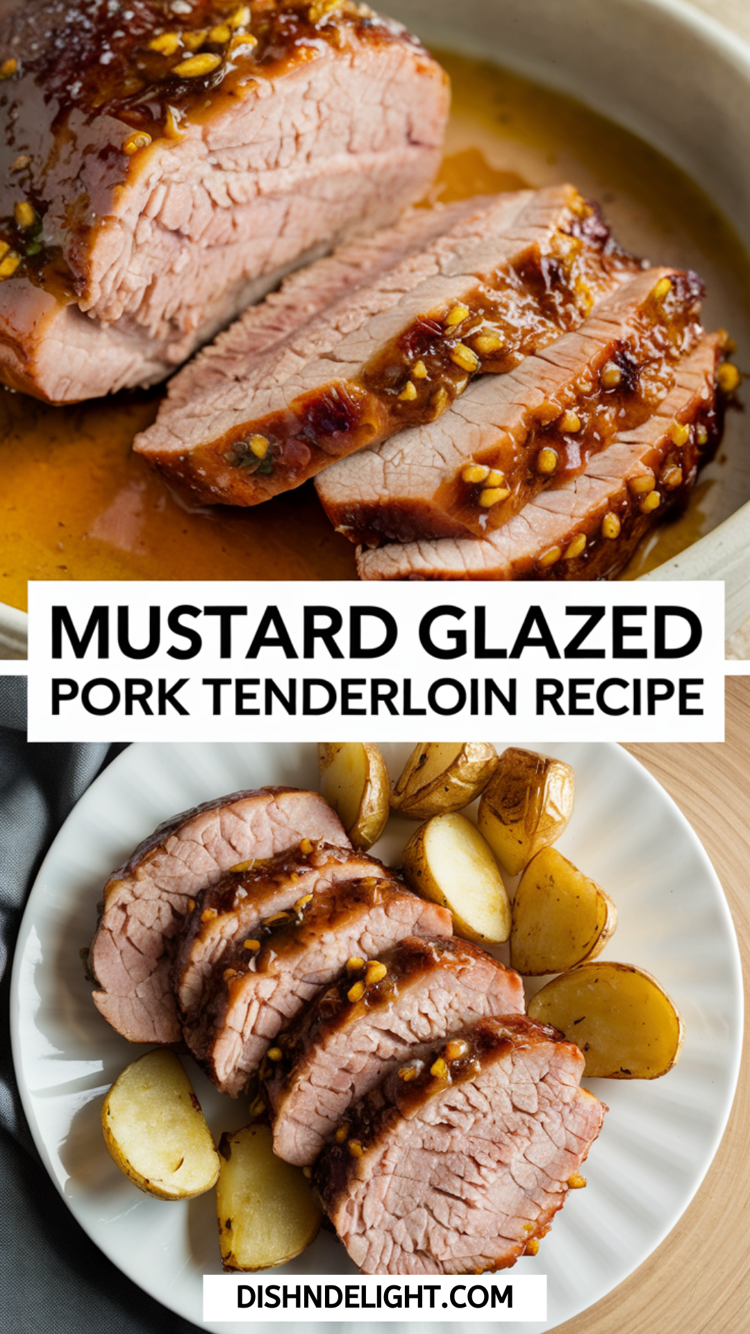 Mustard-Glazed Pork Tenderloin Recipe Mustard-Glazed Pork Tenderloin Recipe
