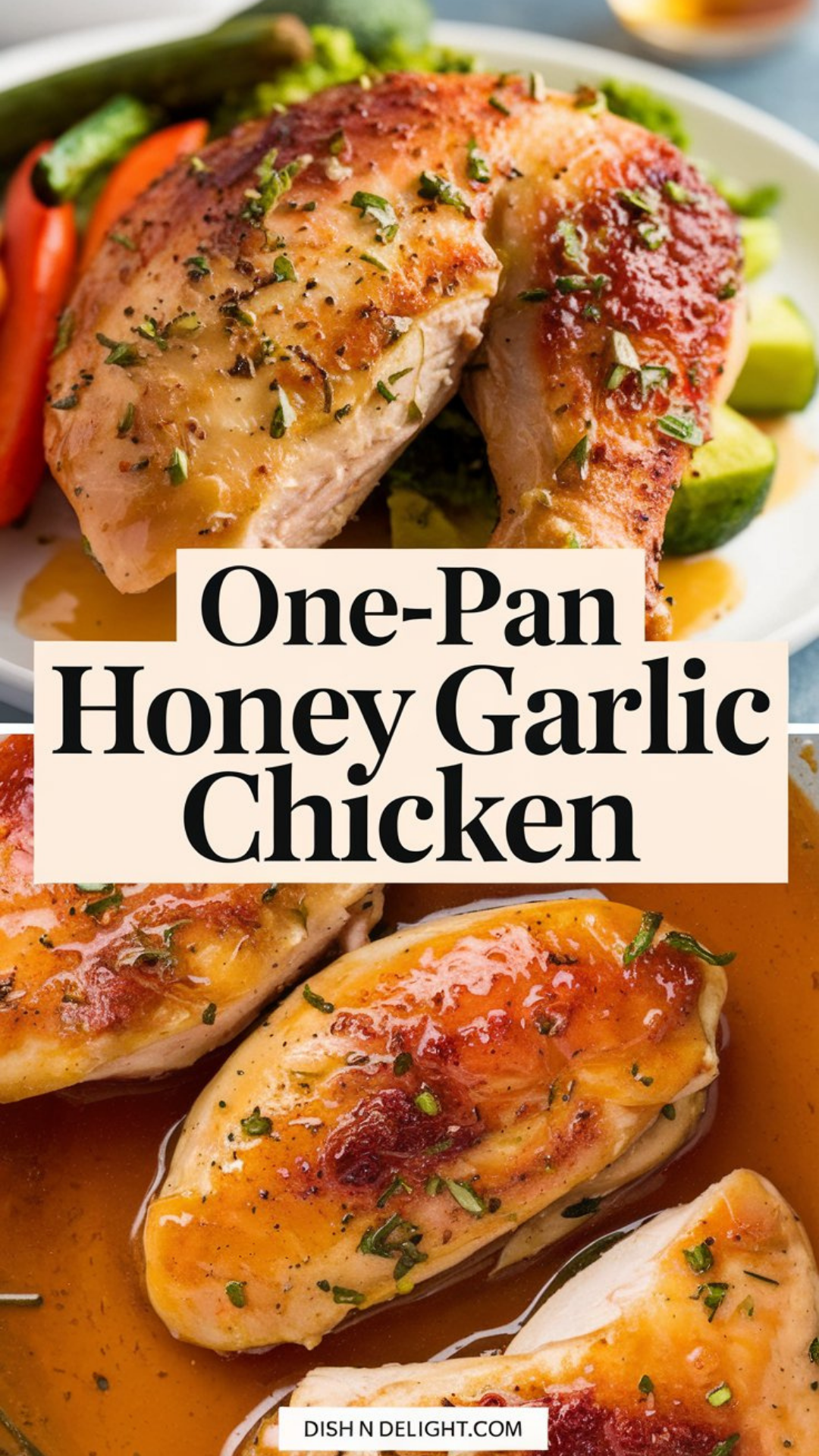 One-Pan Honey Garlic Chicken Recipe