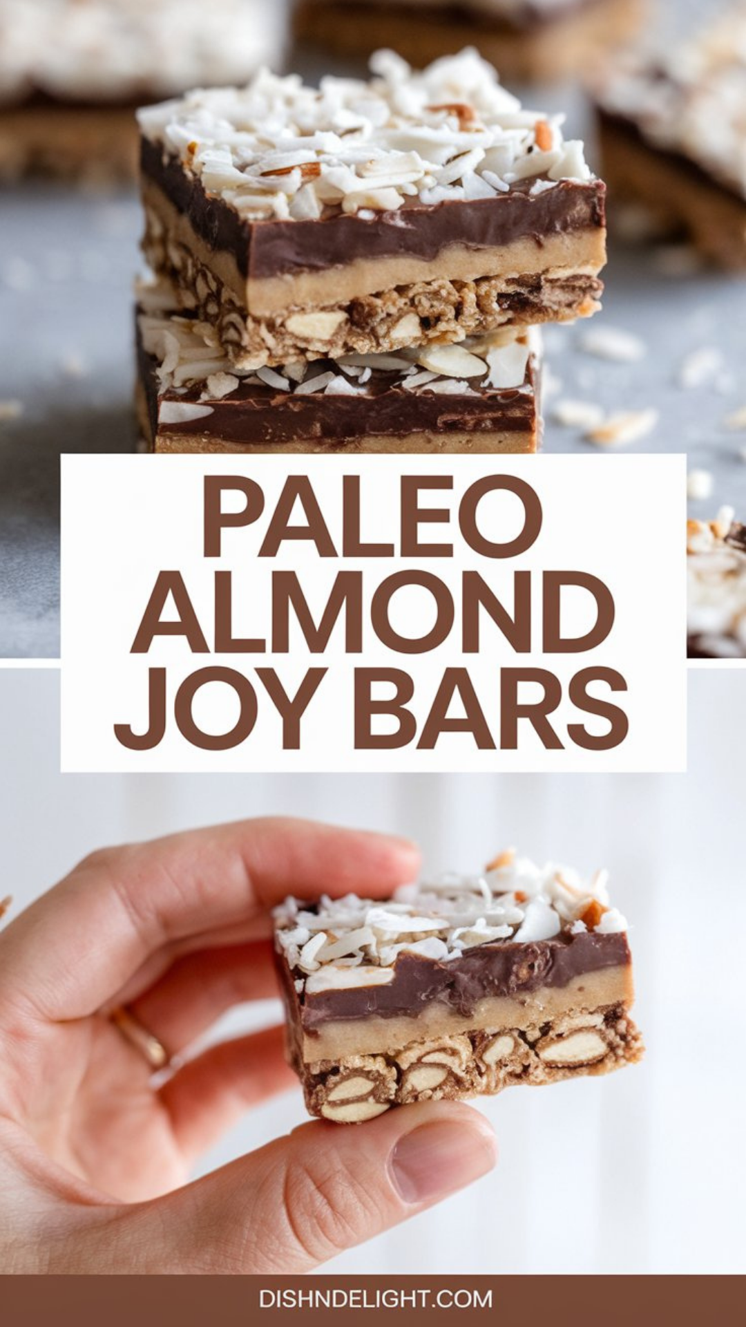 Paleo Almond Joy Bars