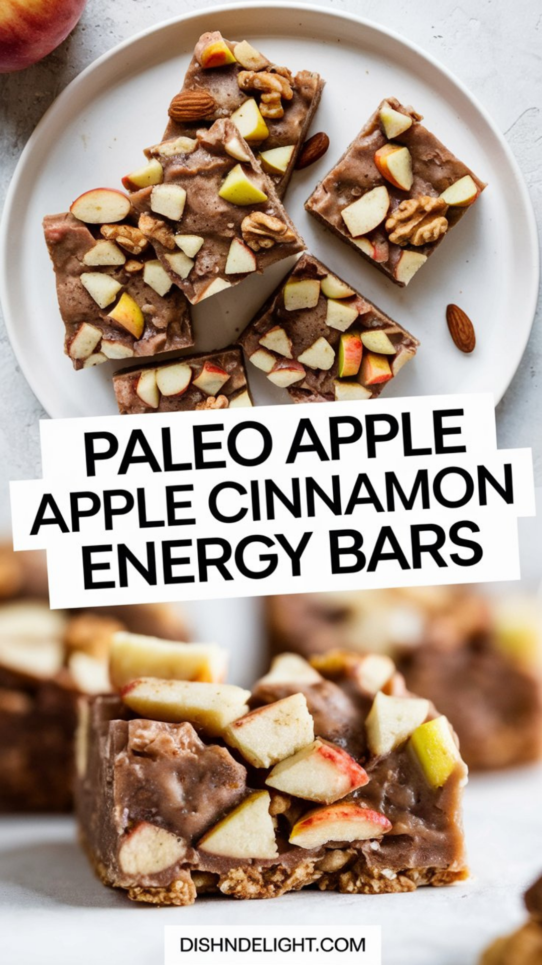 Paleo Apple Cinnamon Energy Bars