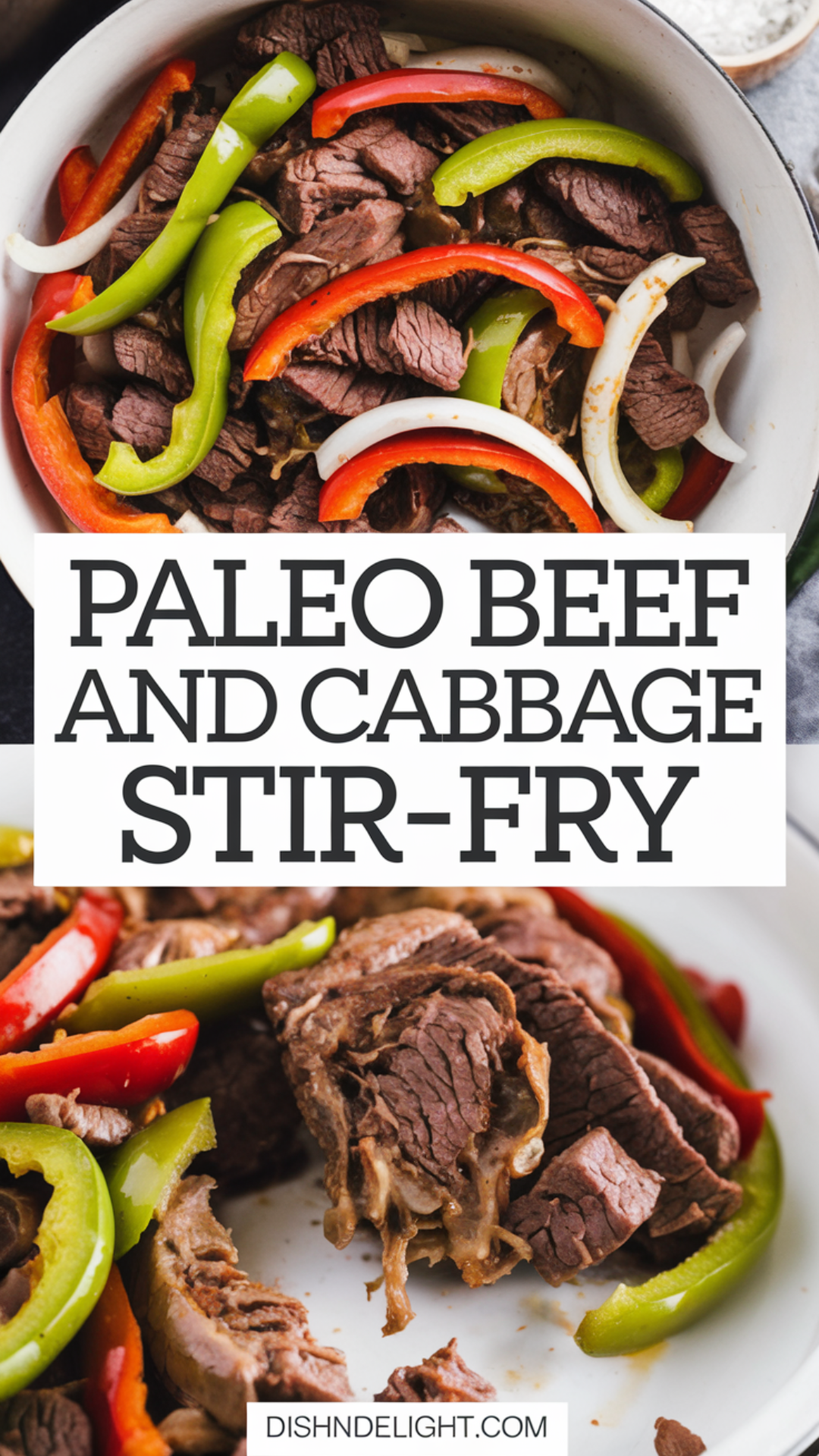 Paleo Beef and Cabbage Stir-Fry