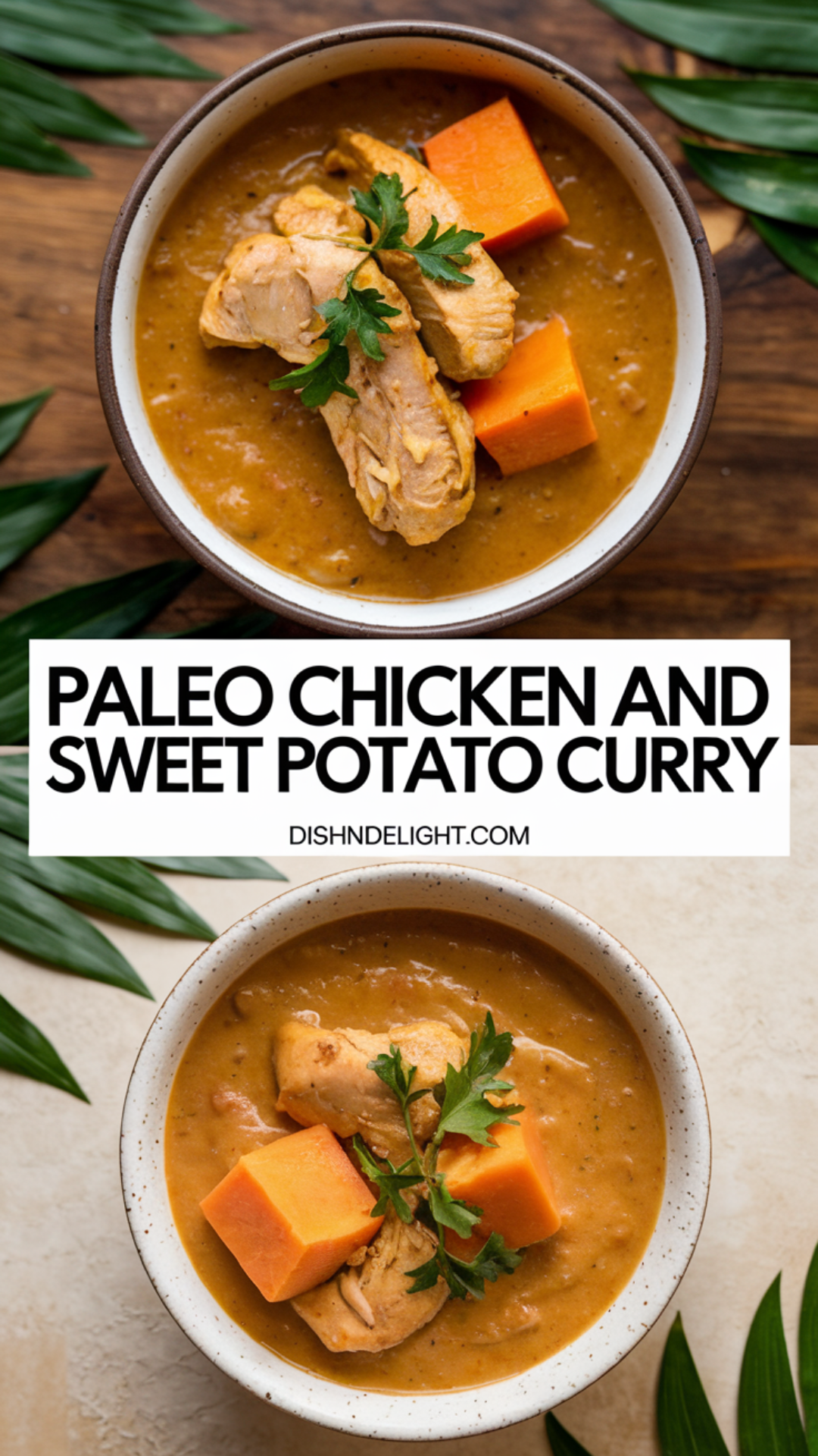 Paleo Chicken and Sweet Potato Curry