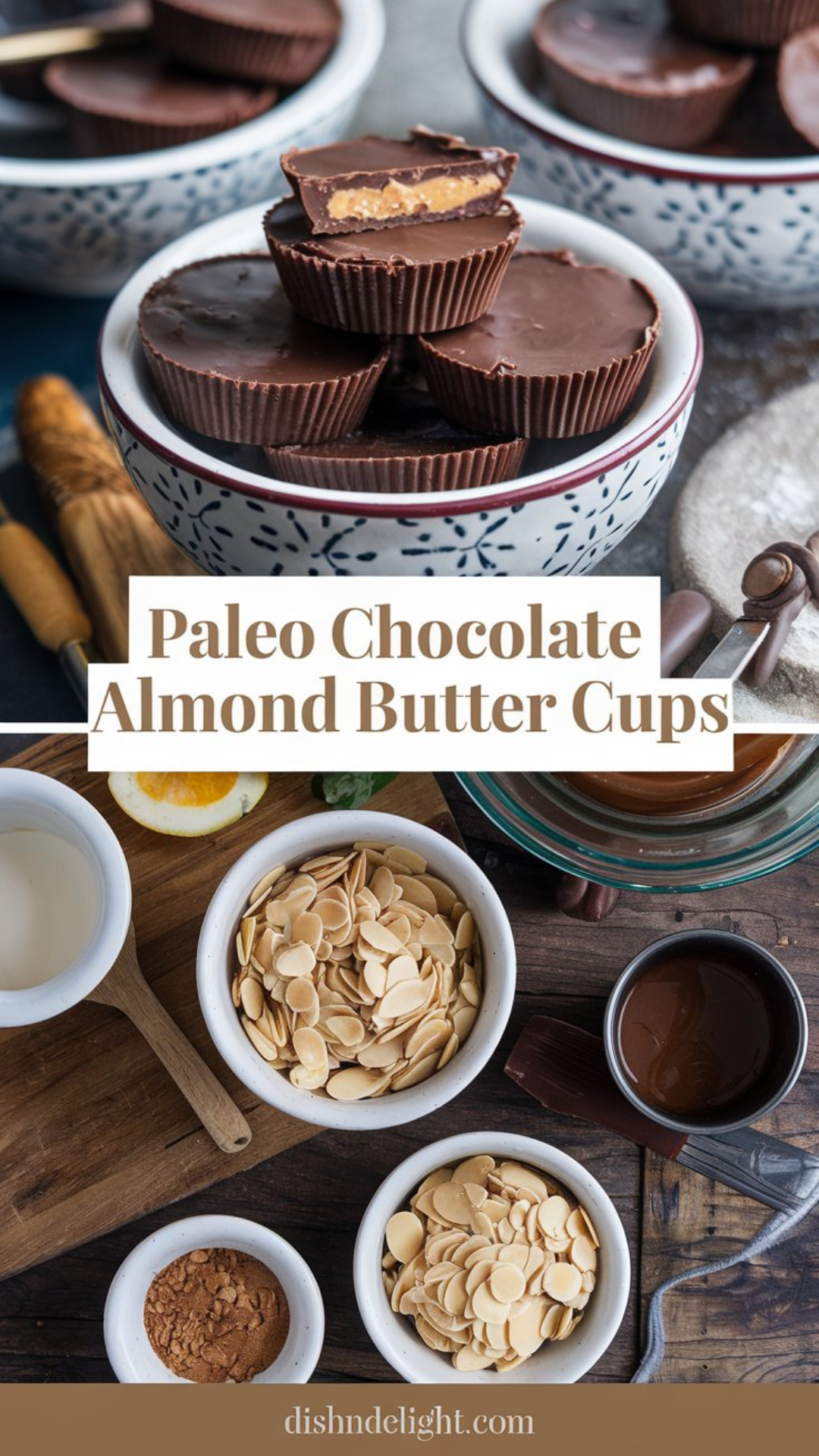 Paleo Chocolate Almond Butter Cups