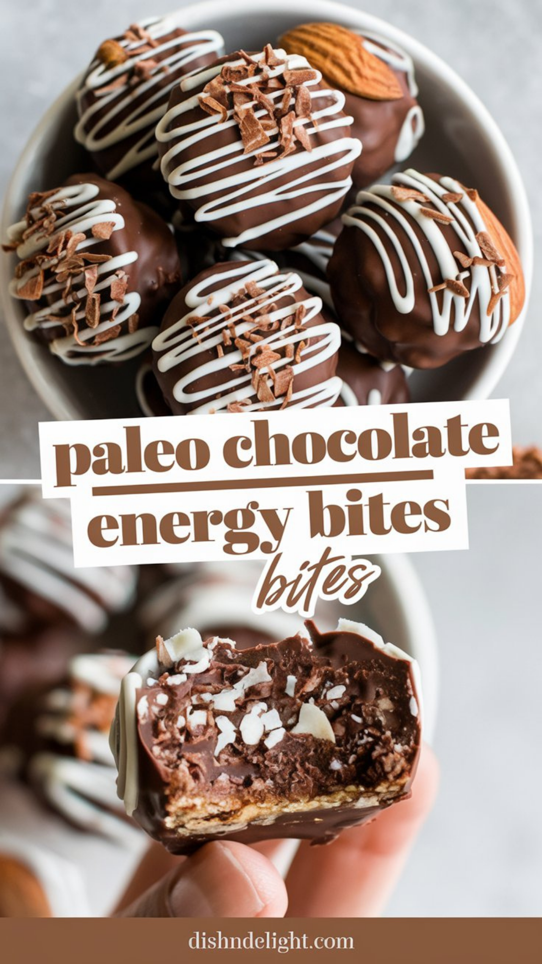 Paleo Chocolate Coconut Energy Bites