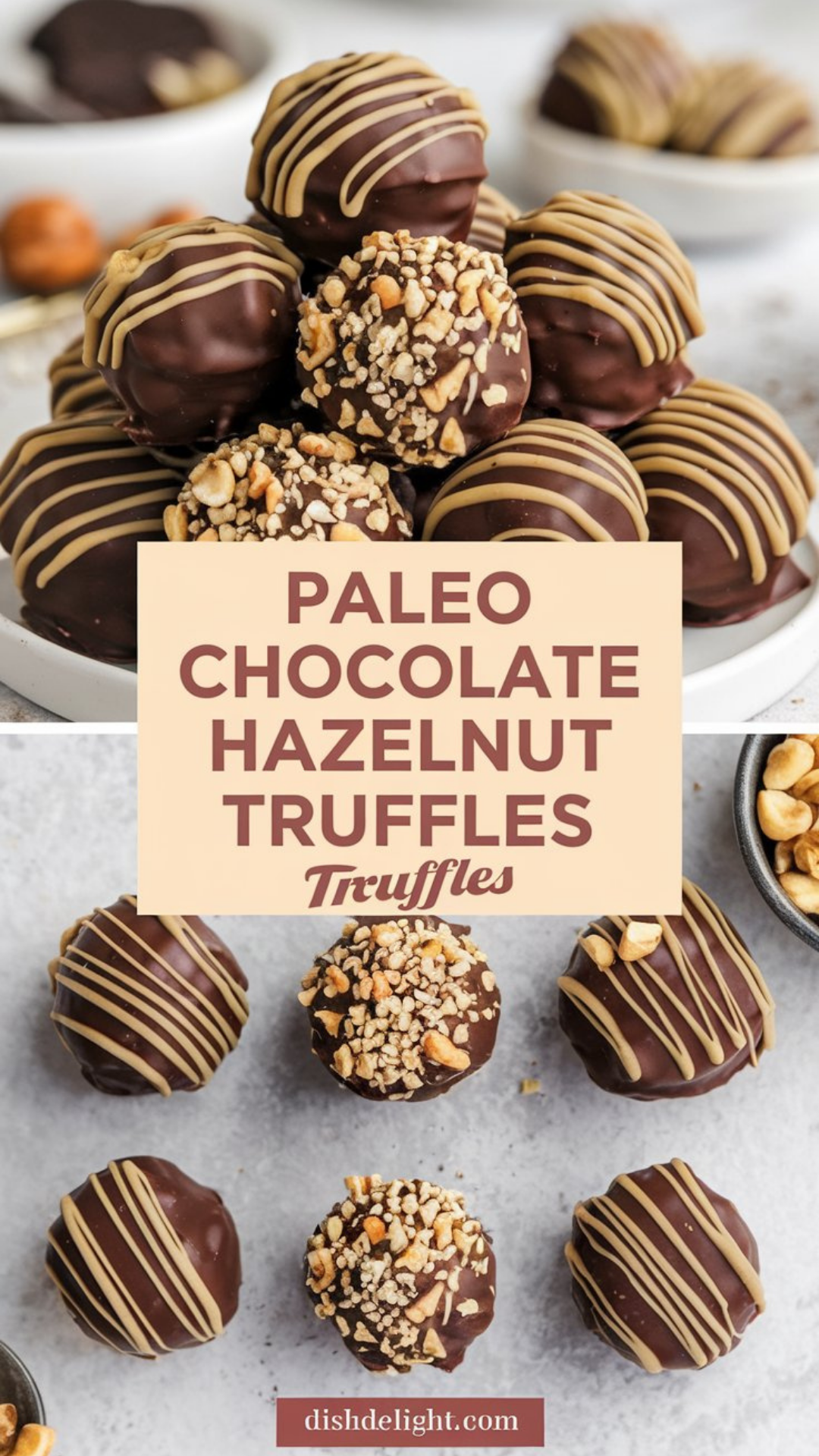 Paleo Chocolate Hazelnut Truffles