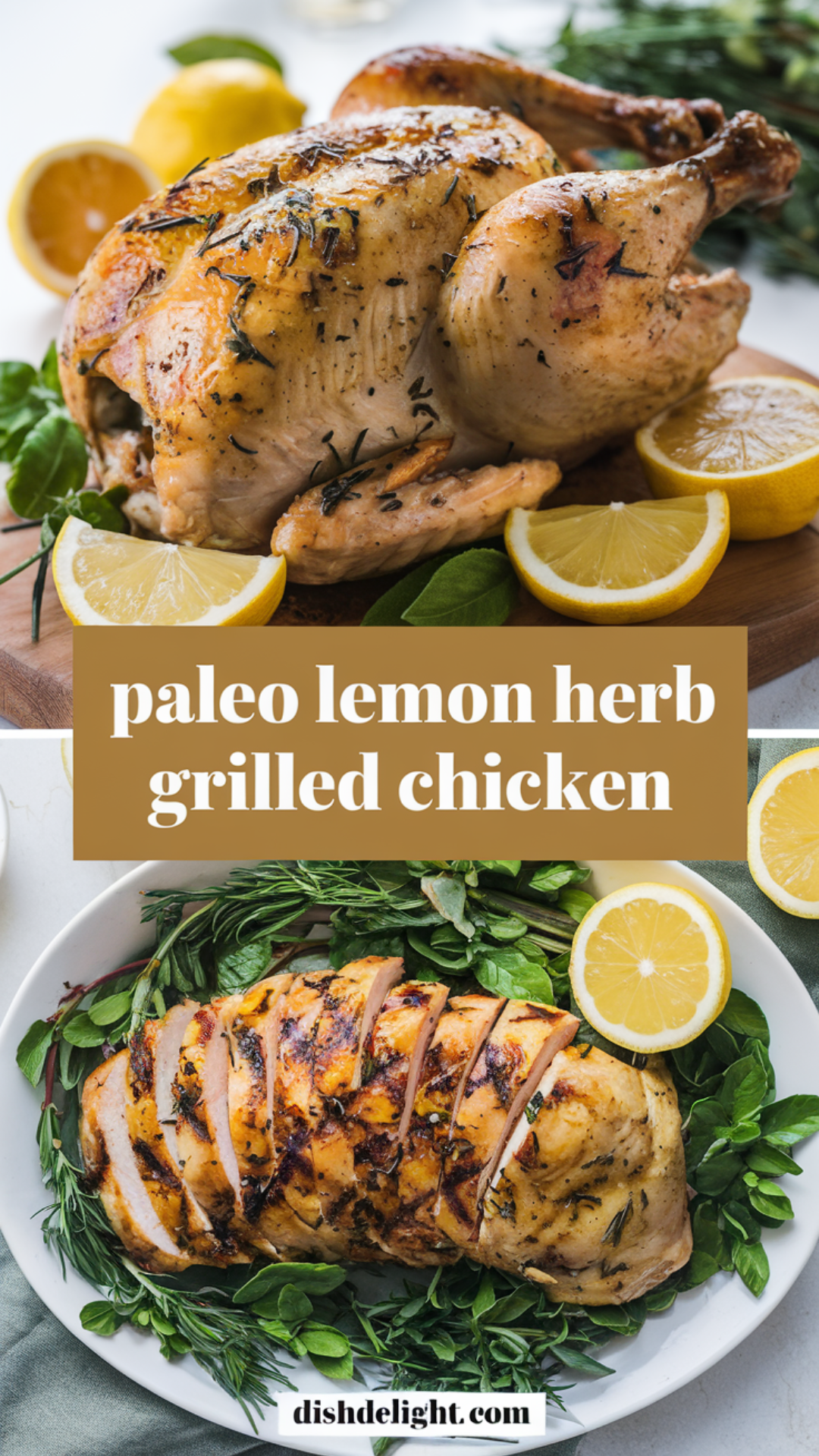Paleo Lemon Herb Grilled Chicken
