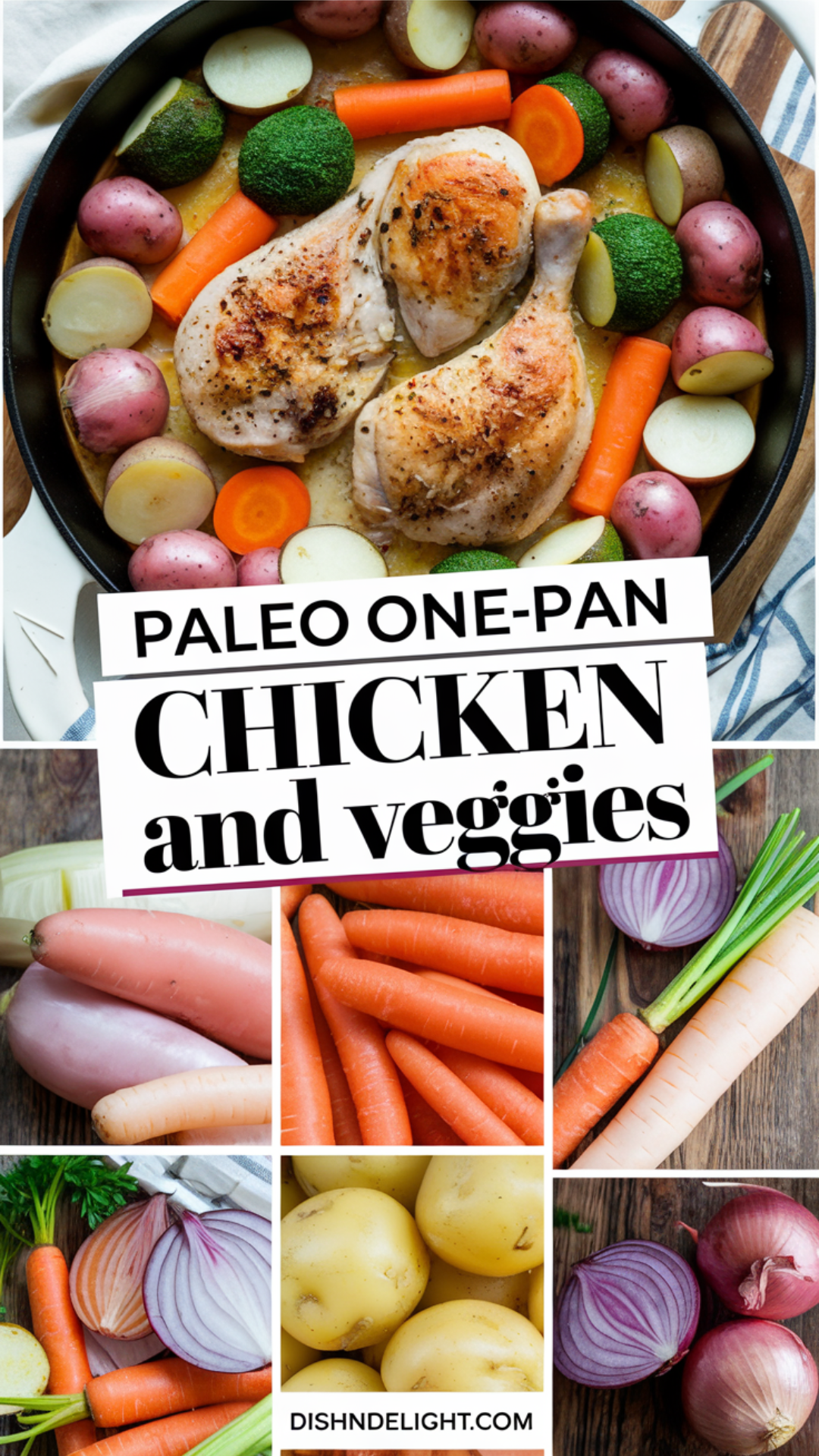 Paleo One-Pan Chicken and Veggies Paleo One-Pan Chicken and Veggies
