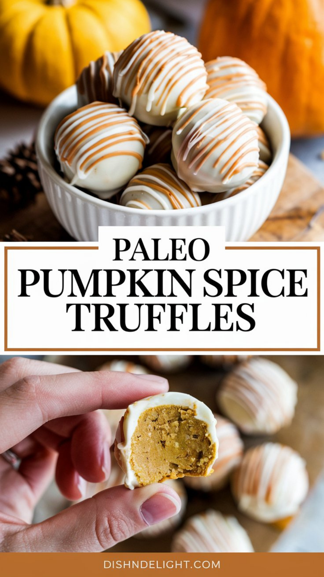 Paleo Pumpkin Spice Truffles