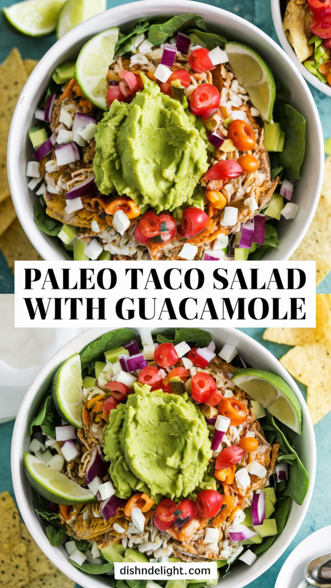 Paleo Taco Salad with Guacamole