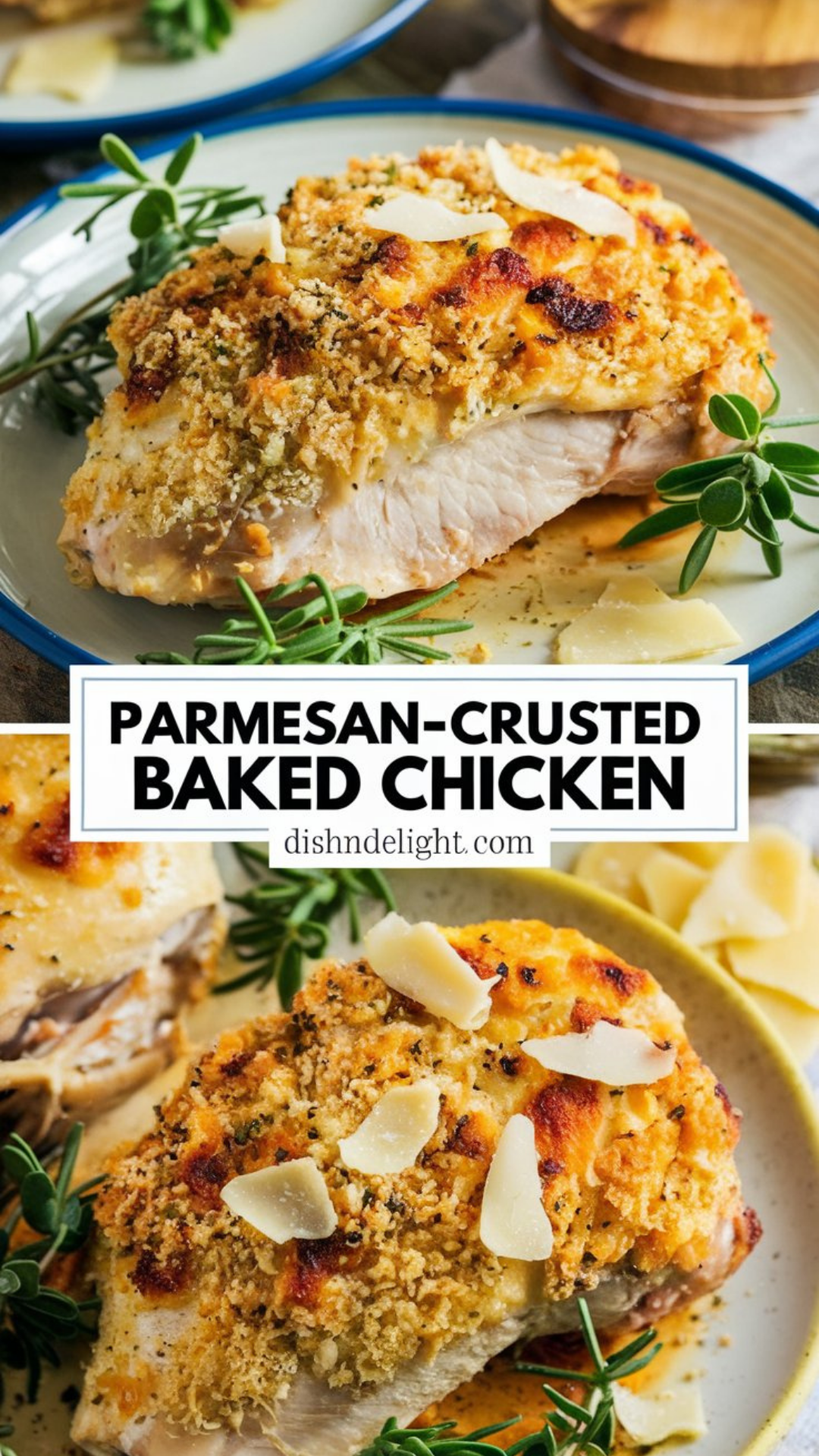 Parmesan-Crusted Baked Chicken Recipe