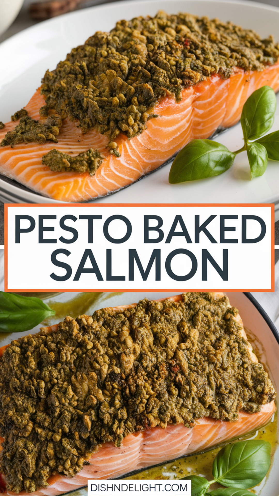 Pesto Baked Salmon