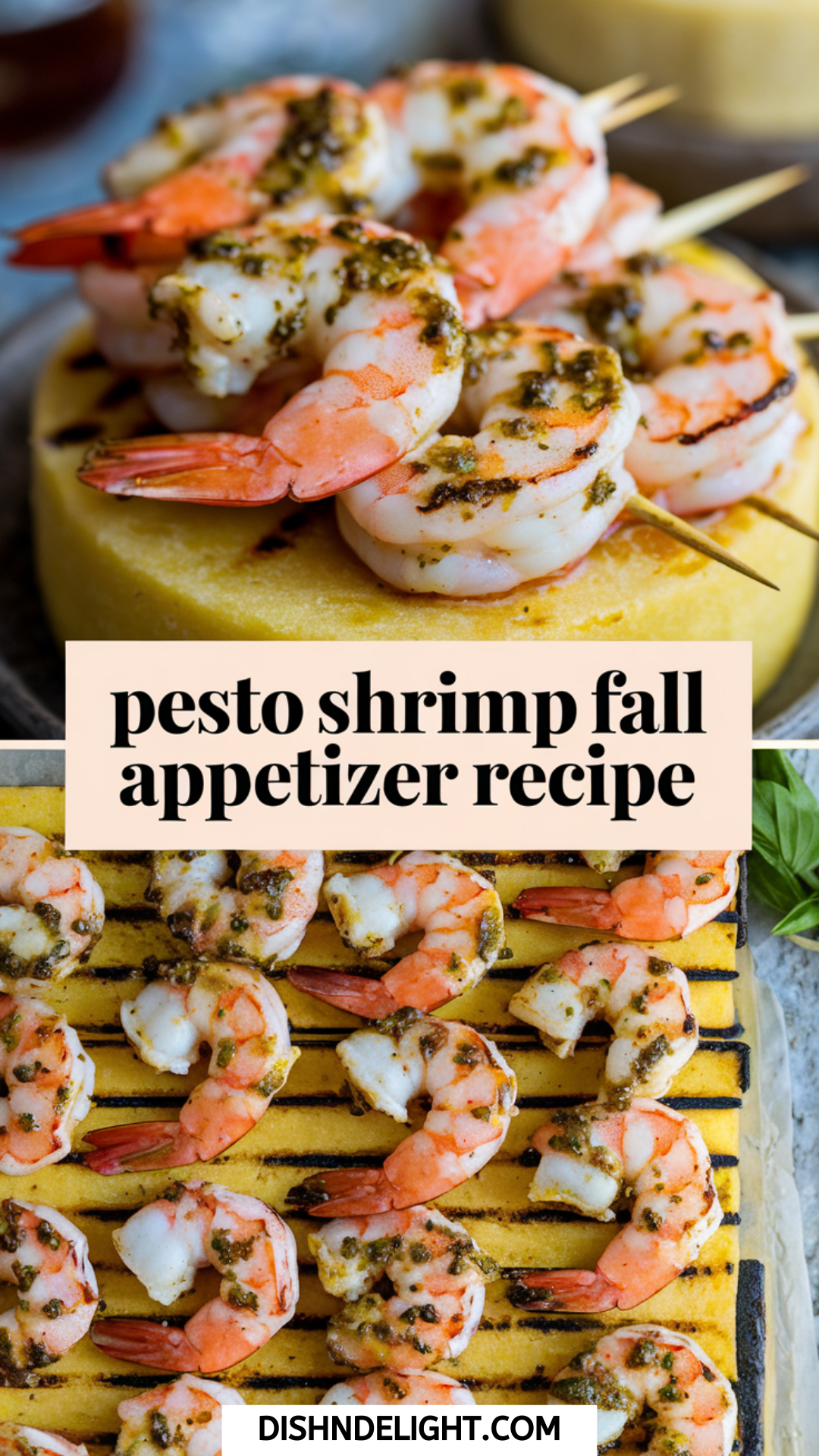 Pesto Shrimp Fall Appetizer Recipe
