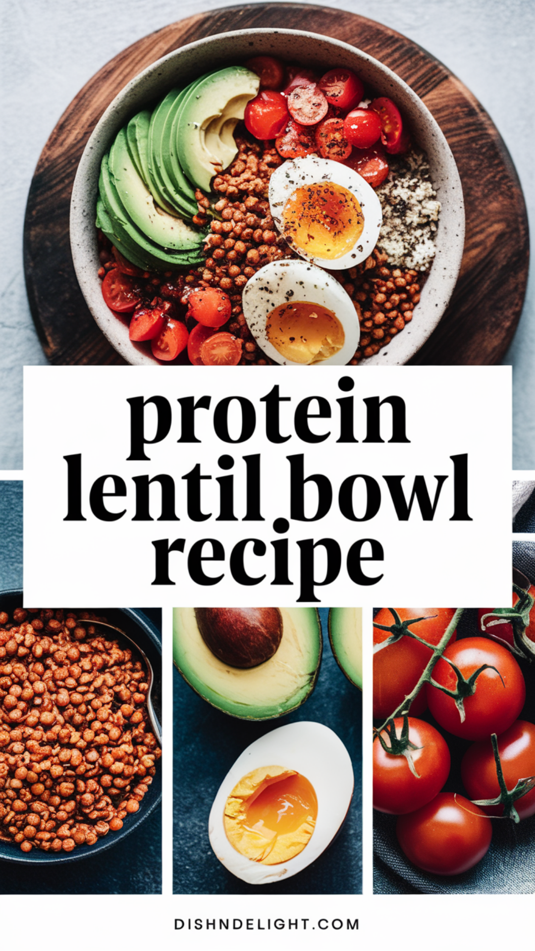 Protein Lentil Bowl Recipe
