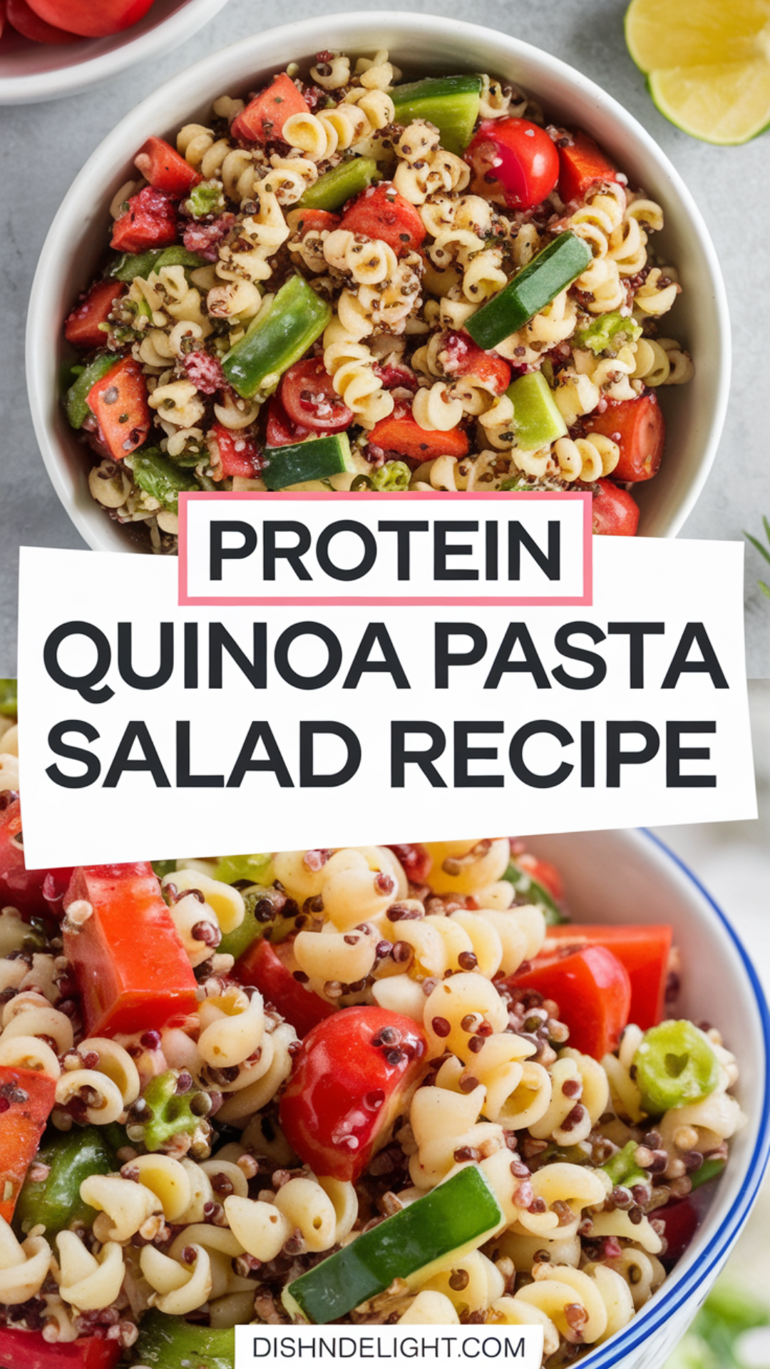 Protein Quinoa Pasta Salad Recipe