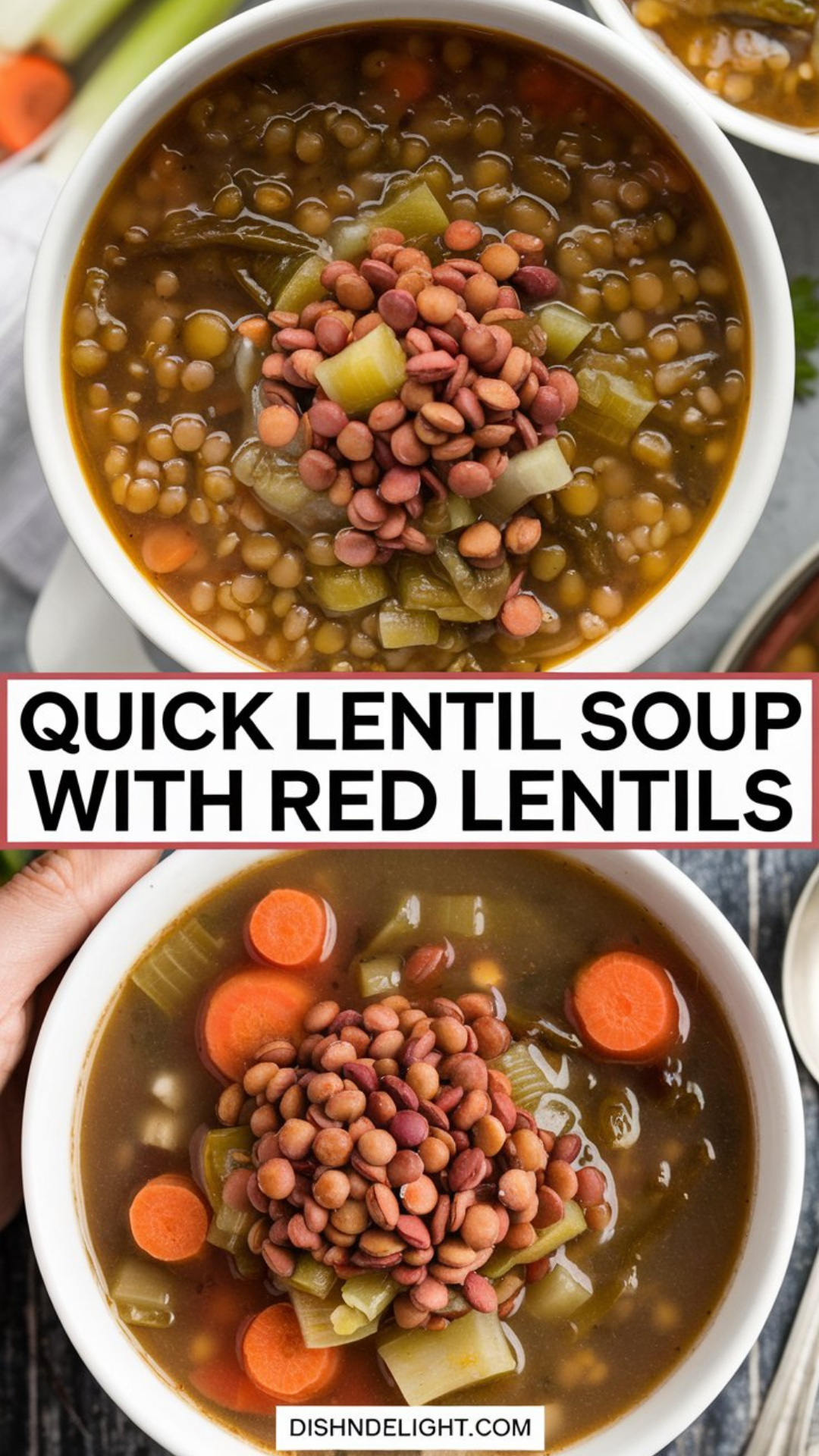 Quick Lentil Soup with Red Lentils