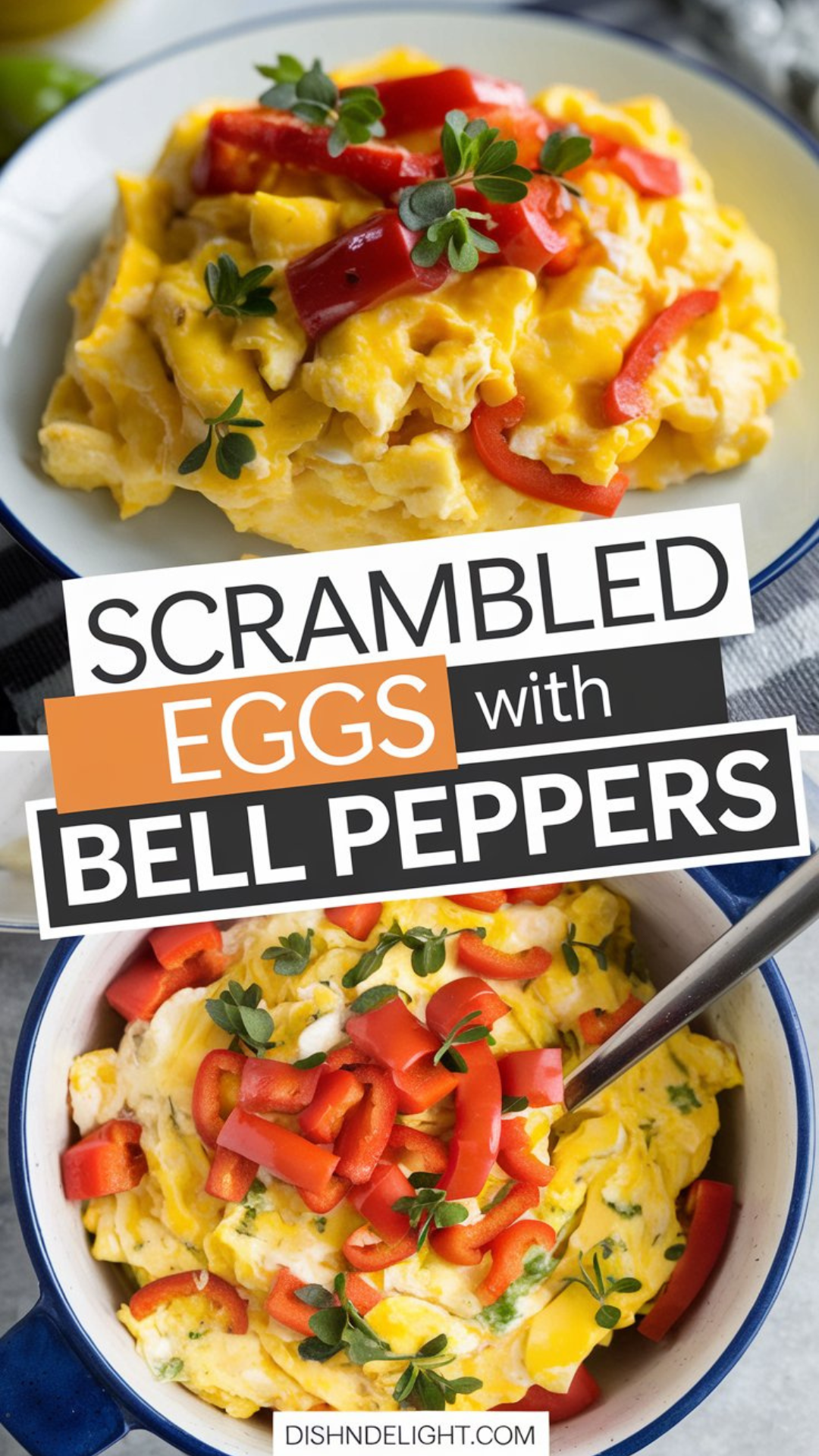Scrambled Eggs with Bell Peppers Recipe