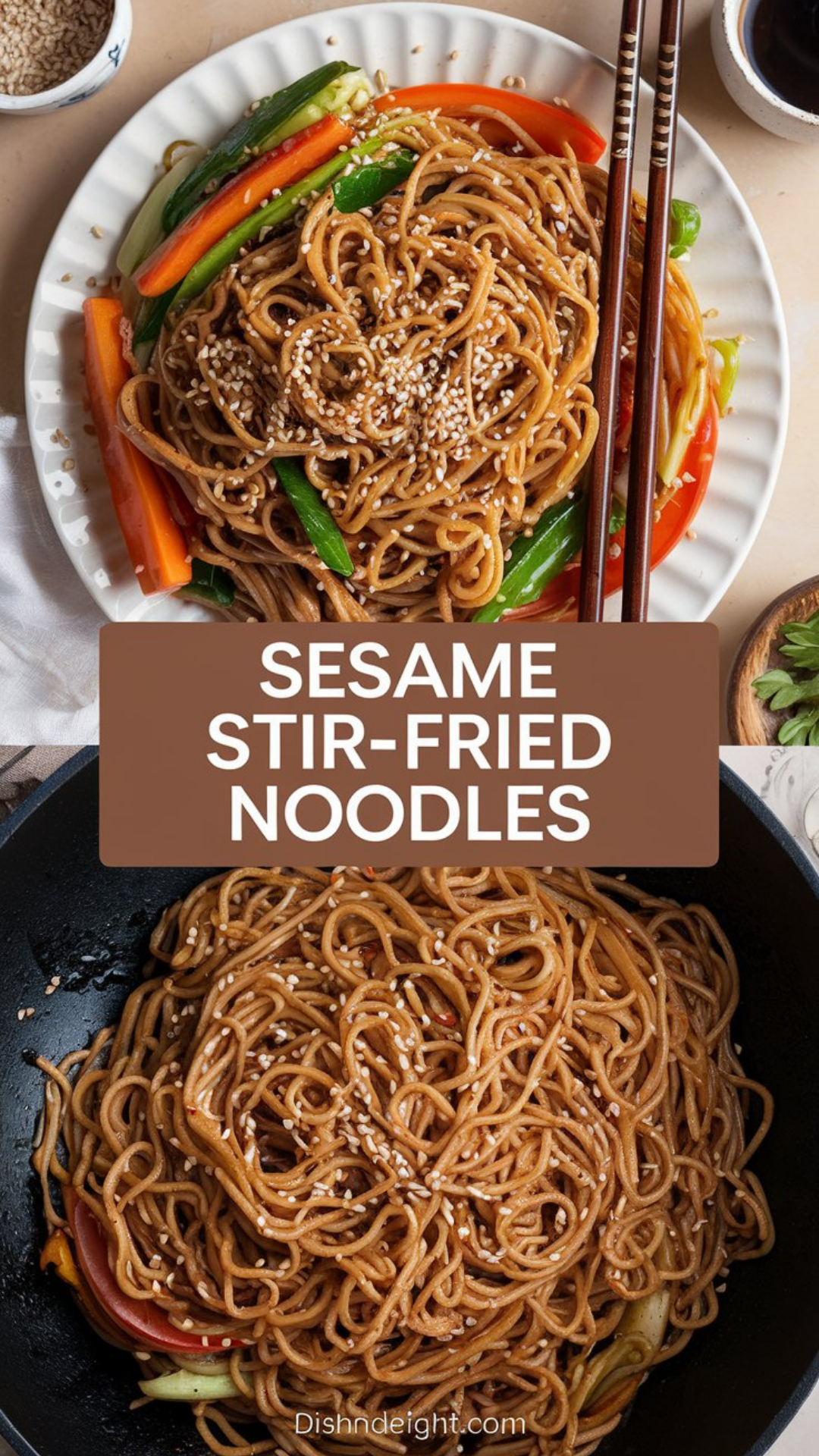 Sesame Stir-Fried Noodles Recipe Sesame Stir-Fried Noodles Recipe