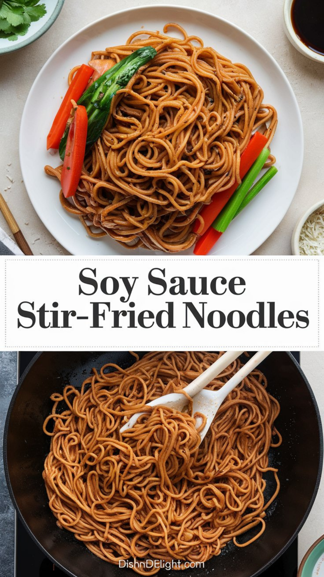 Soy Sauce Stir-Fried Noodles Recipe