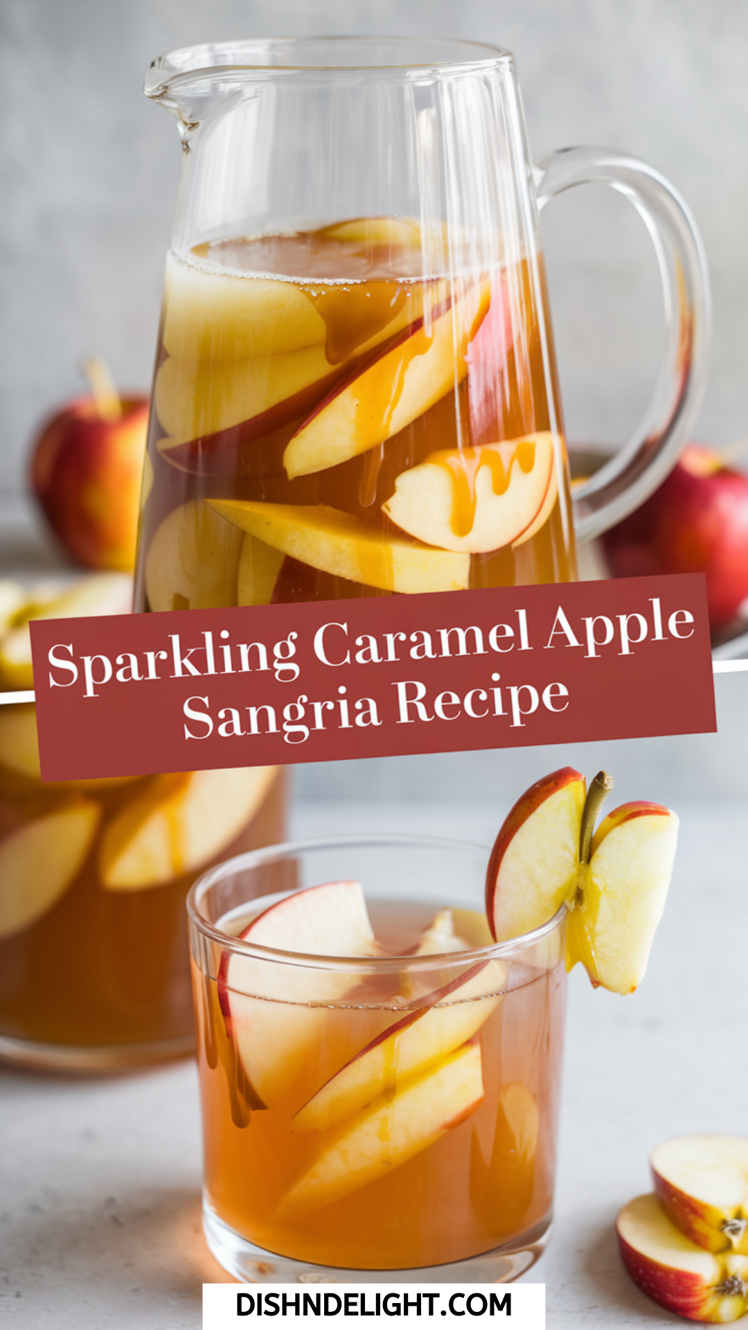 Sparkling Caramel Apple Sangria Recipe