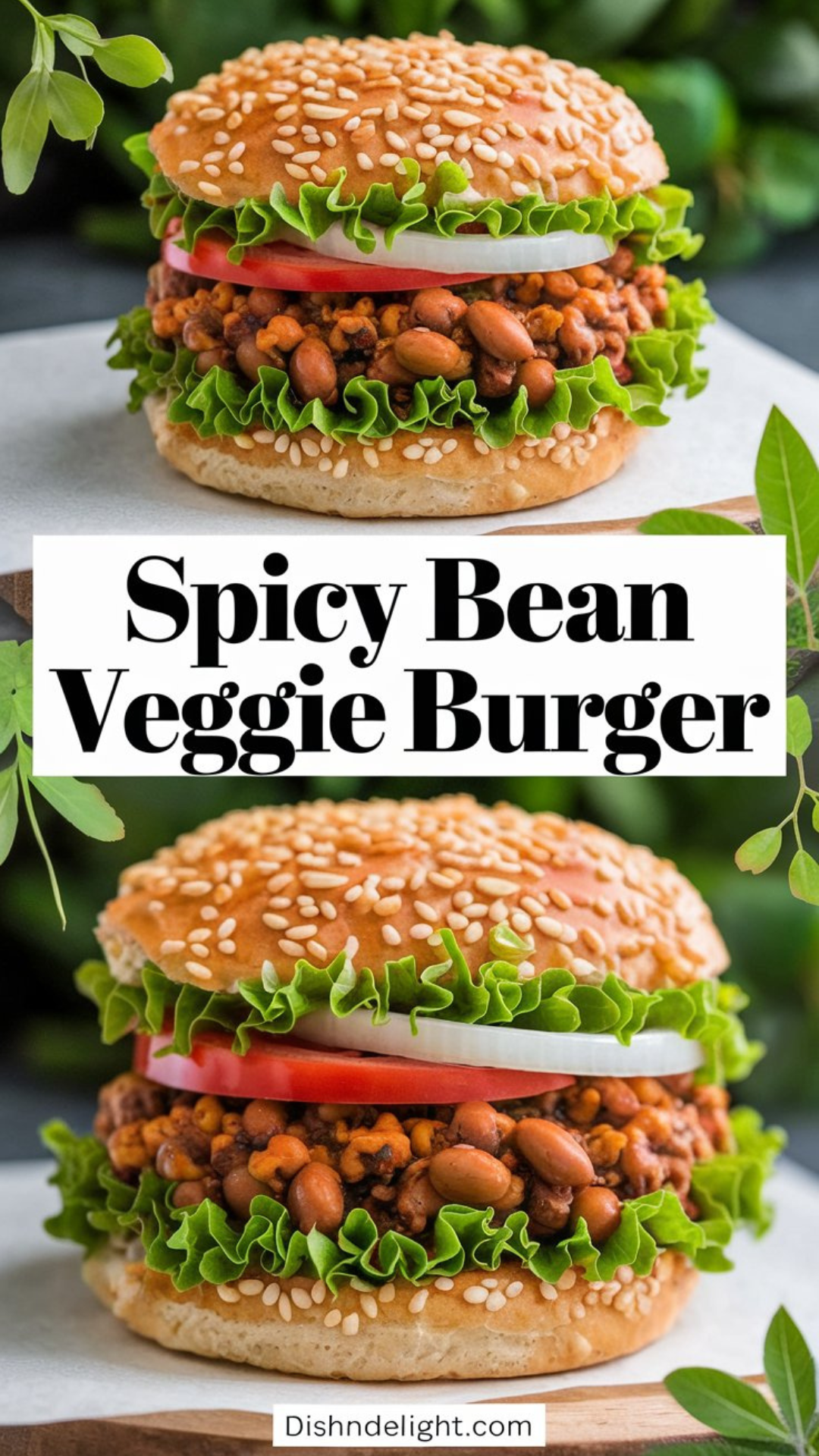 Spicy Bean Veggie Burger Recipe Spicy Bean Veggie Burger Recipe