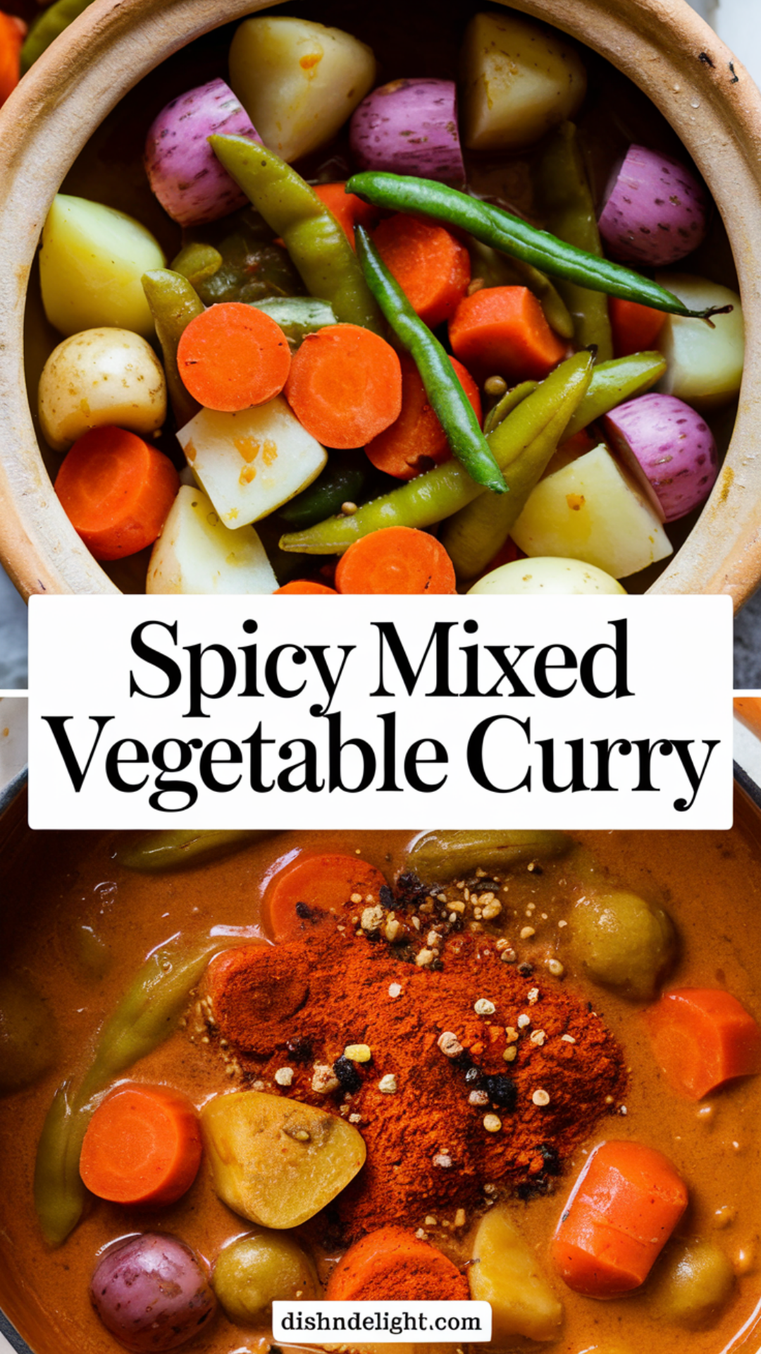 Spicy Mixed Vegetable Curry Recipe