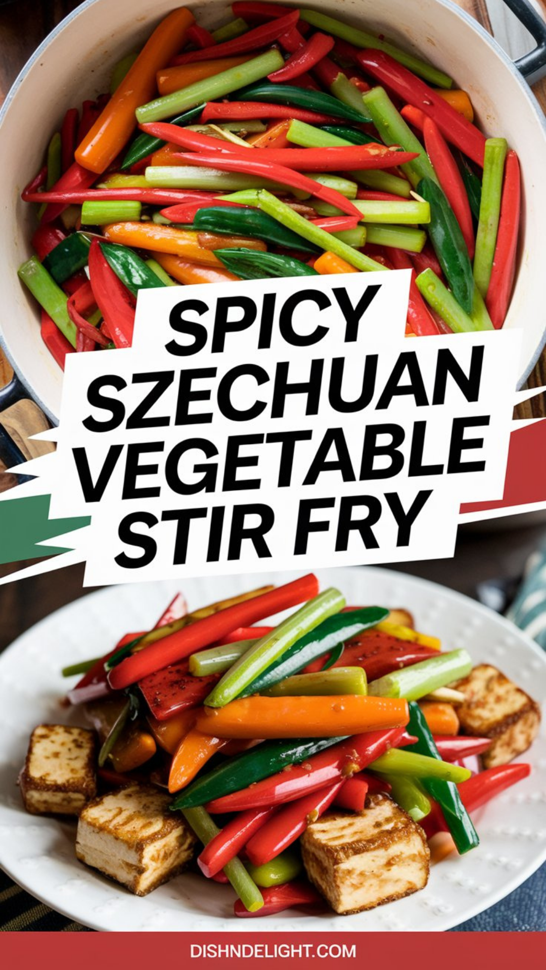 Spicy Szechuan Vegetable Stir Fry Recipe